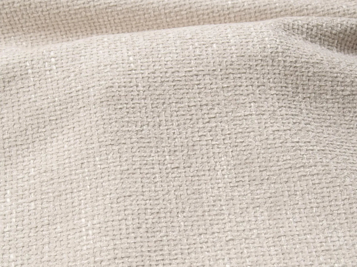 Canapé Japandi 3 places convertible express en tissu texturé beige 216 cm - Pognia