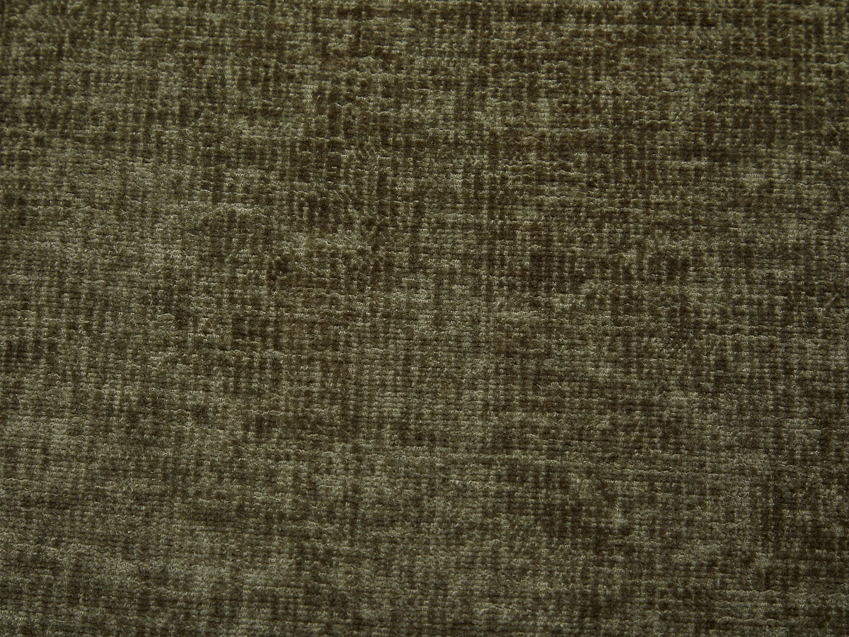 Fauteuil Japandi pivotant en tissu vert - Lizuta