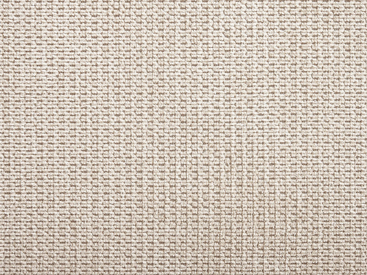 Canapé d'angle Japandi droit convertible en tissu texturé beige 267 cm - Amelia