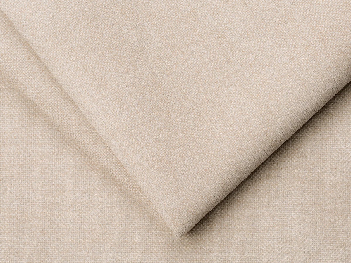 Fauteuil Japandi modulable en tissu beige - Pogni