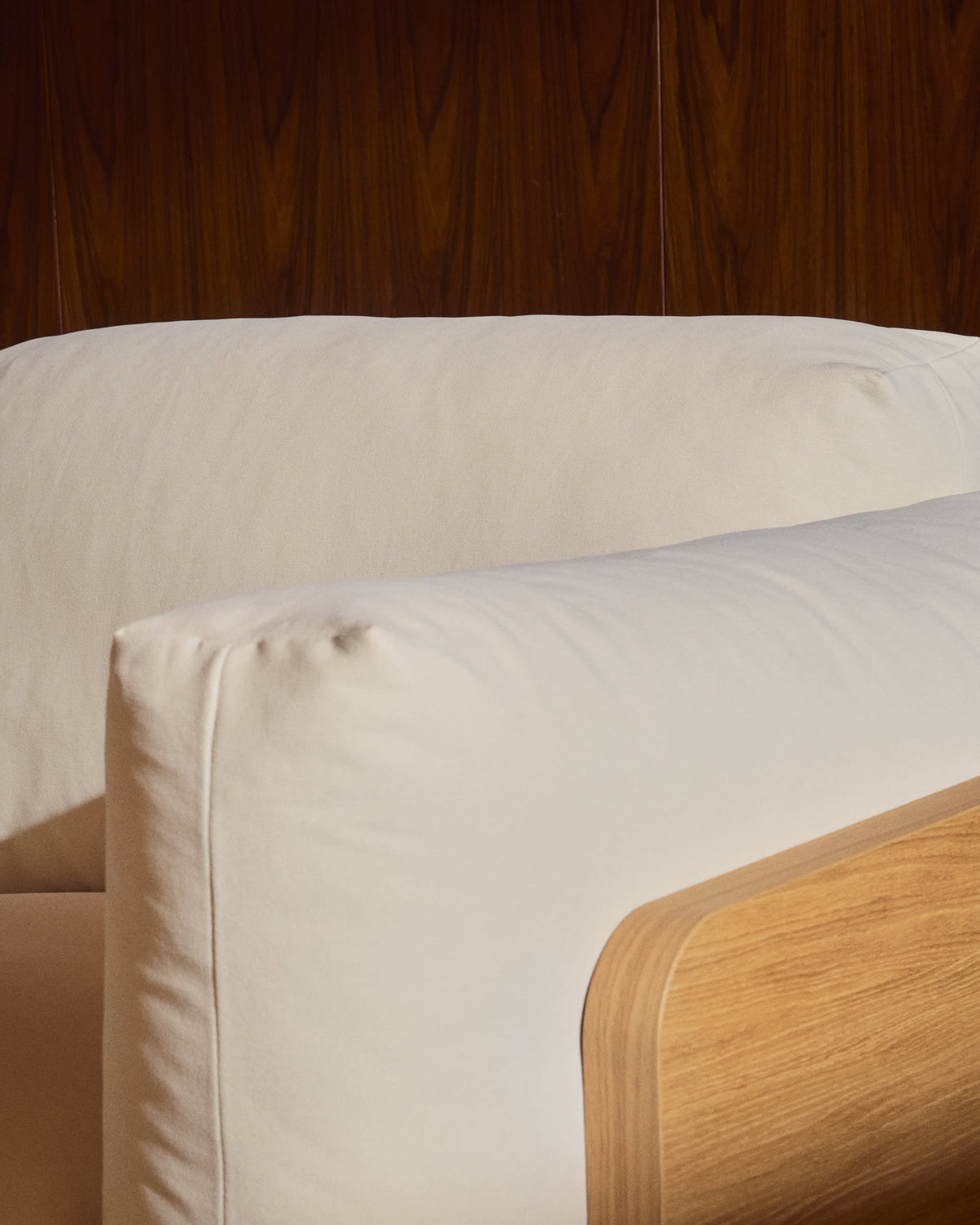 Canapé Japandi 3 places beige 225 cm - Oaq