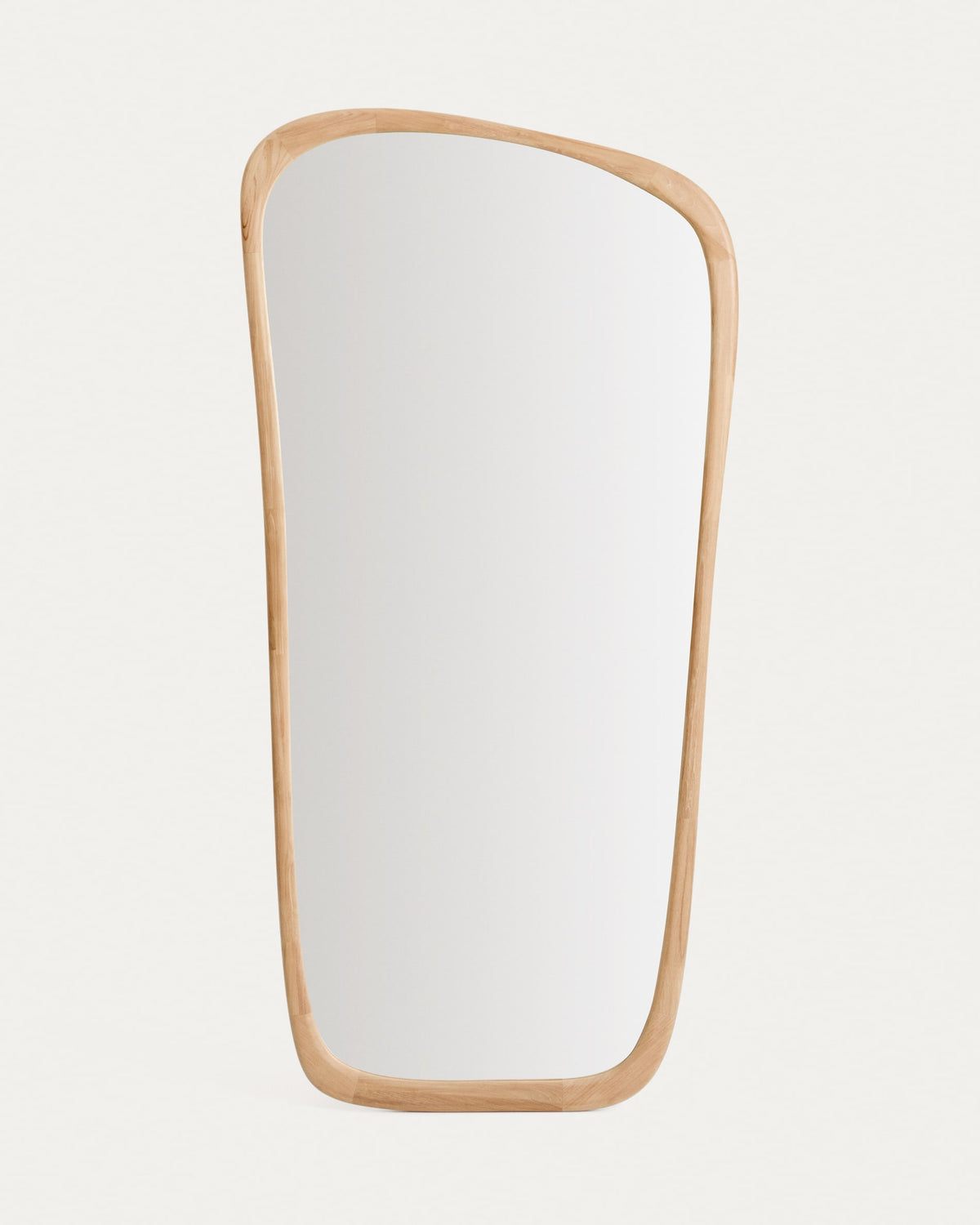 Miroir en bois Japandi en teck 94,6 x 192,1 cm - Alura