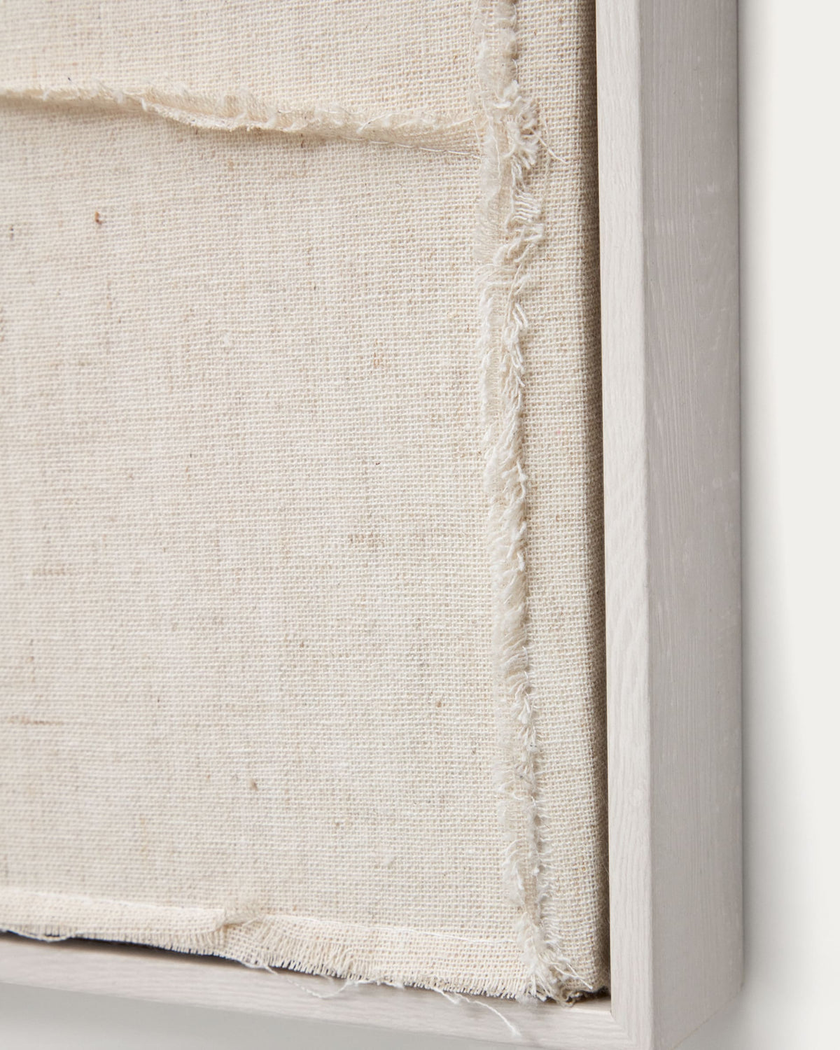 Cadre Japandi blanc avec ligne verticale 52 x 72 cm - Maha