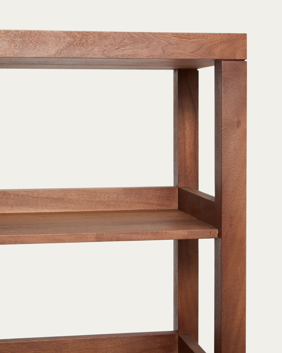 Étagère Japandi en bois et placage d'acacia 150 x 185 cm - Norani