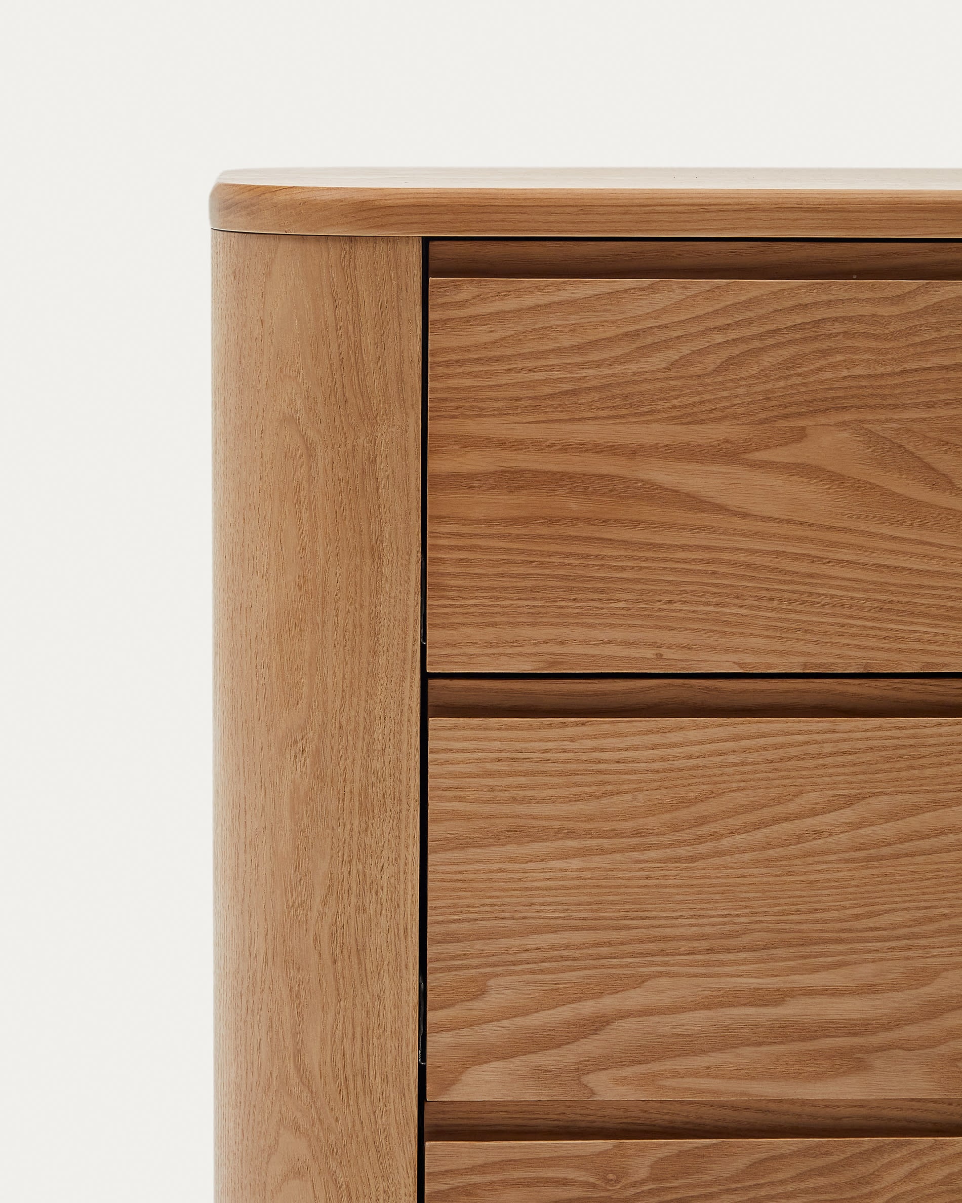 Commode Japandi en contreplaqué de frêne 120 x 80 cm - Salaya