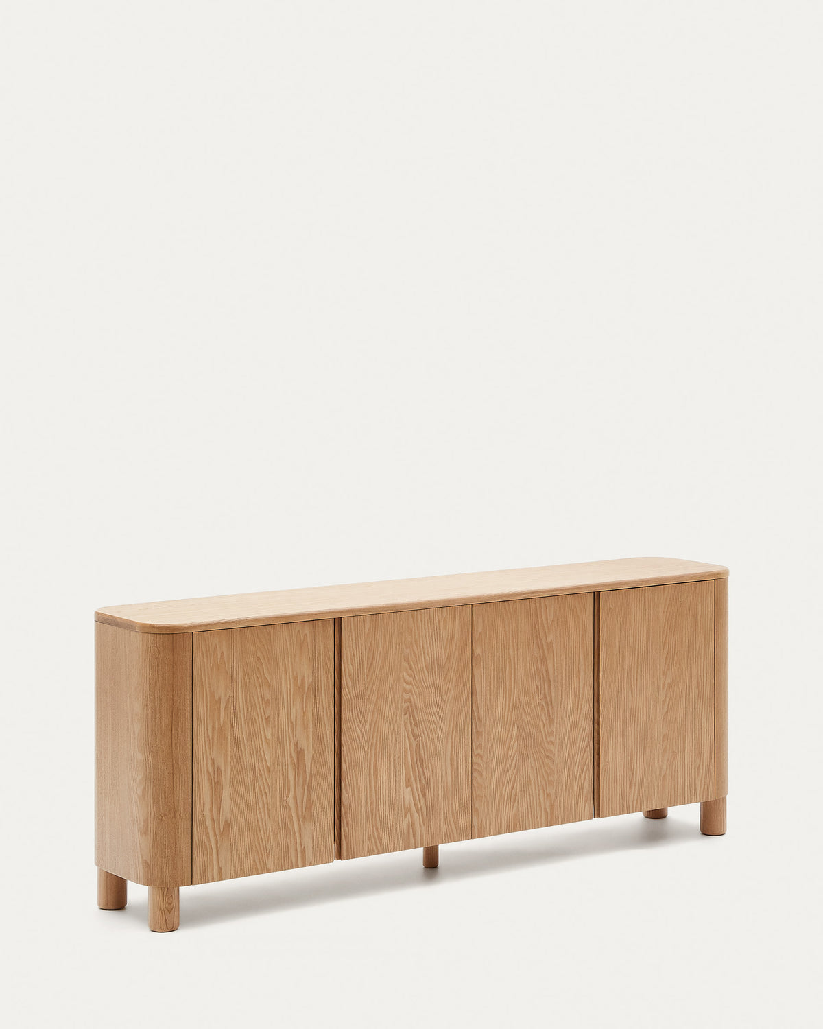 Buffet Japandi en contreplaqué de frêne 200 x 79 cm - Salaya