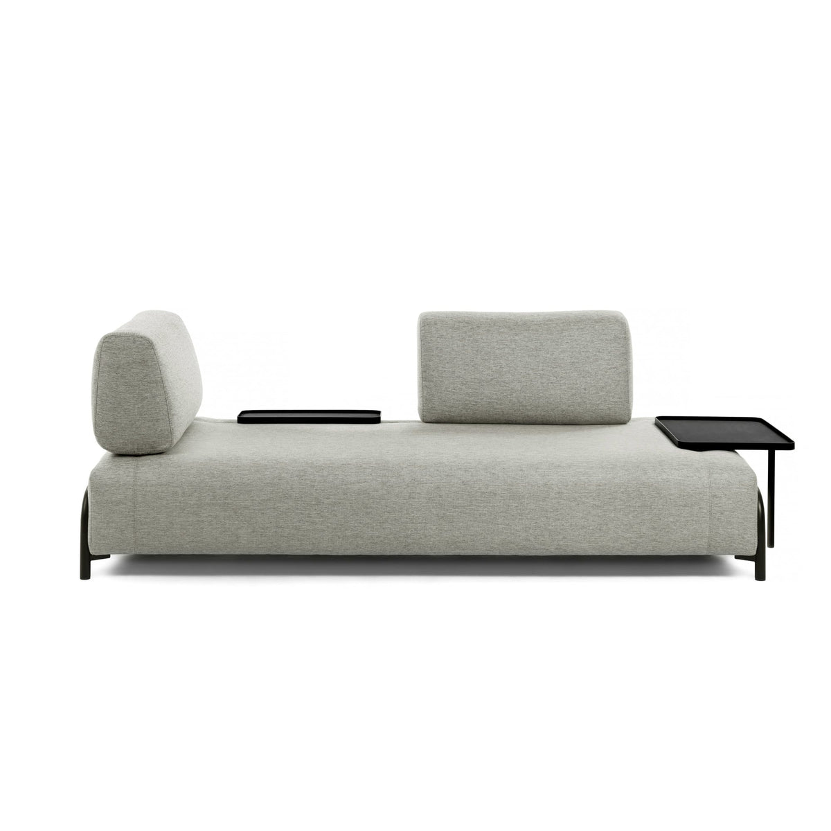 Canapé Japandi 3 places beige grisâtre 232 cm - Compo