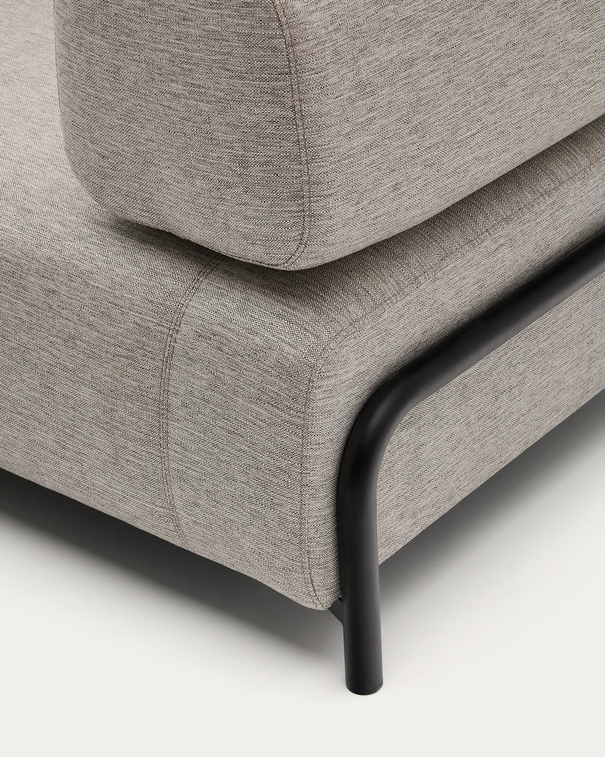 Canapé Japandi 3 places beige grisâtre 232 cm - Compo