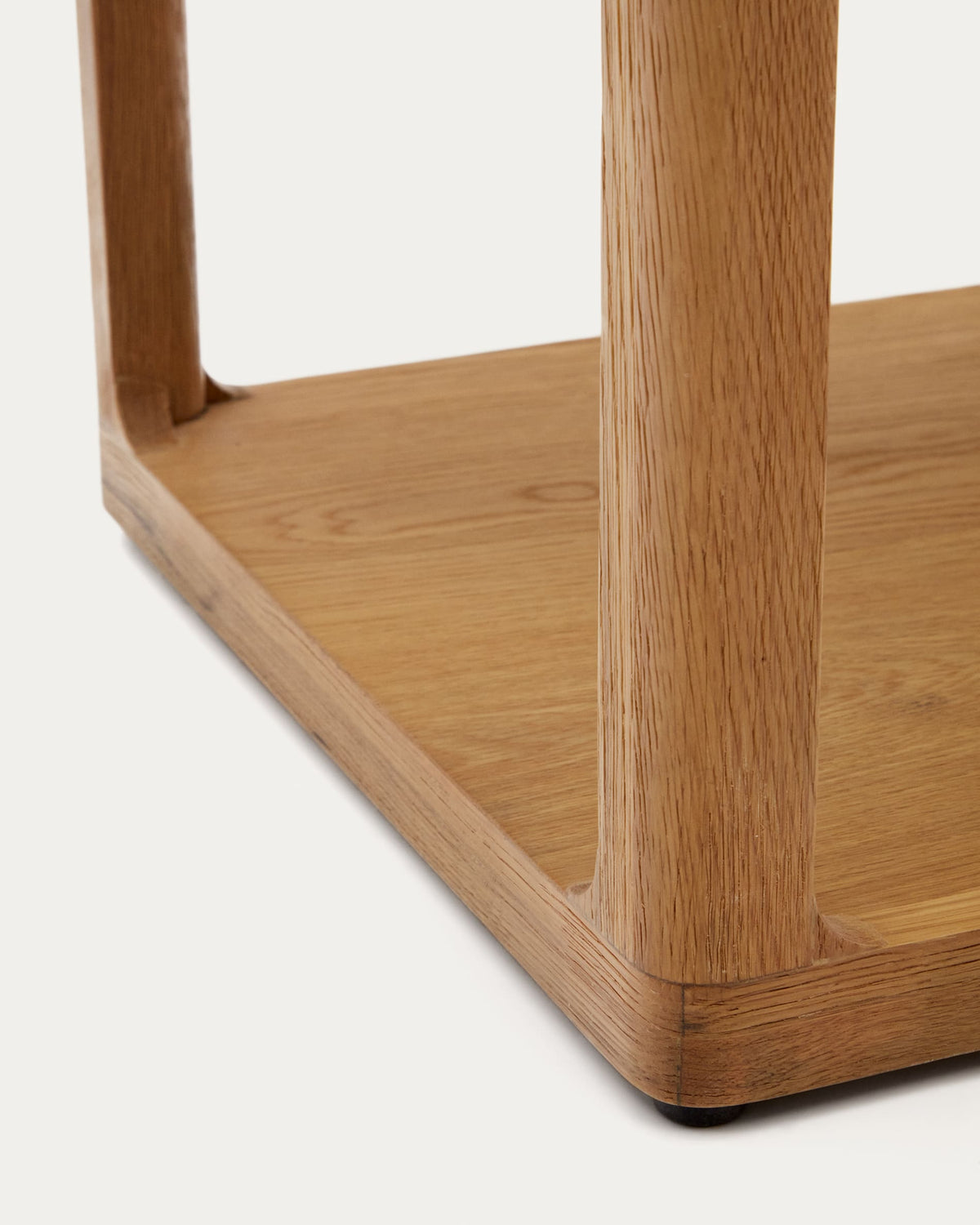 Table d'appoint Japandi en bois de chêne 50 x 50 cm - Maymai