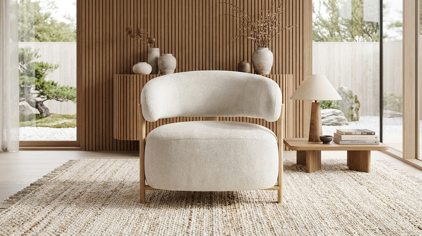 Fauteuil Japandi