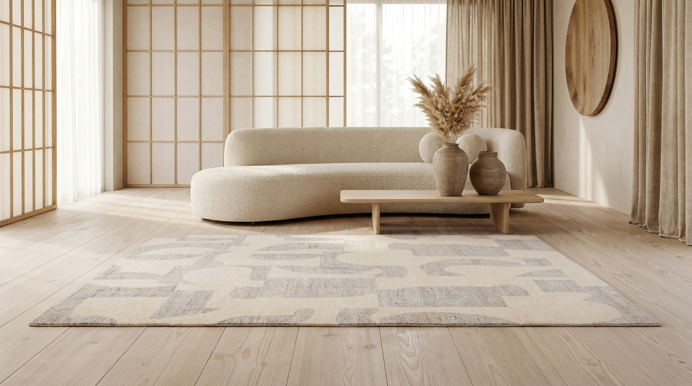 Tapis Japandi