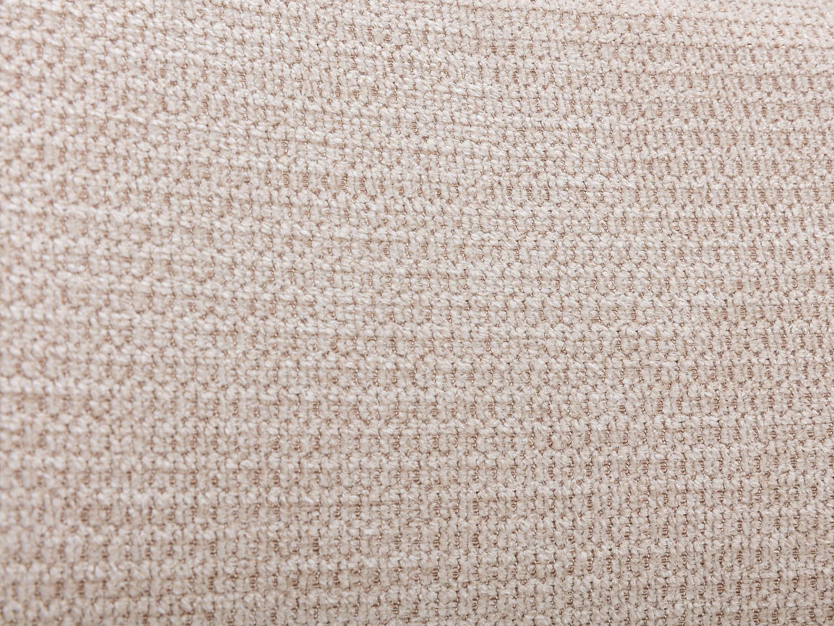 Fauteuil Japandi en tissu texturé beige - Fontanova