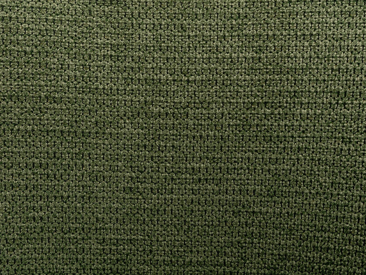 Fauteuil Japandi pivotant rond en tissu texturé kaki - Vereide