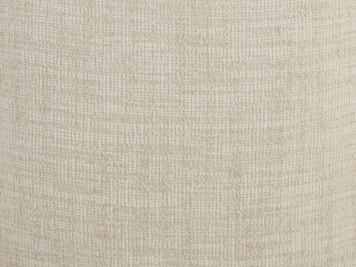 Canapé Japandi 2 places en tissu chenille beige 189 cm - Nelimar