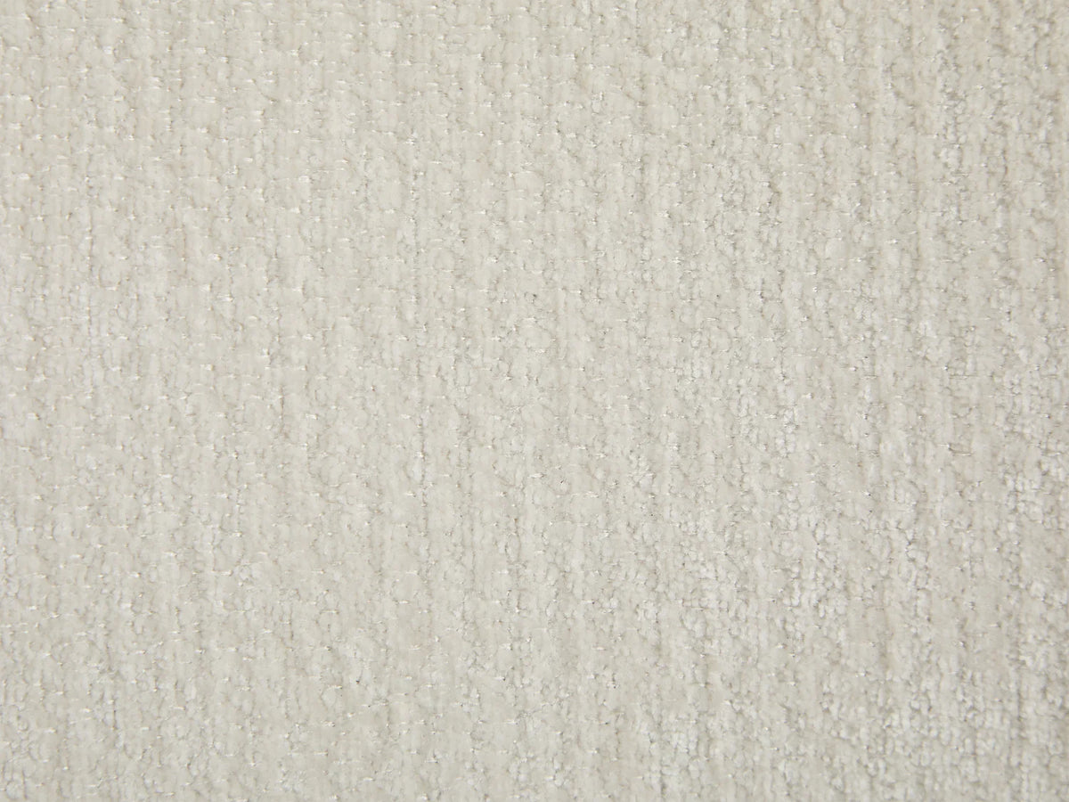 Fauteuil Japandi pivotant rond en tissu texturé beige - Lacazo
