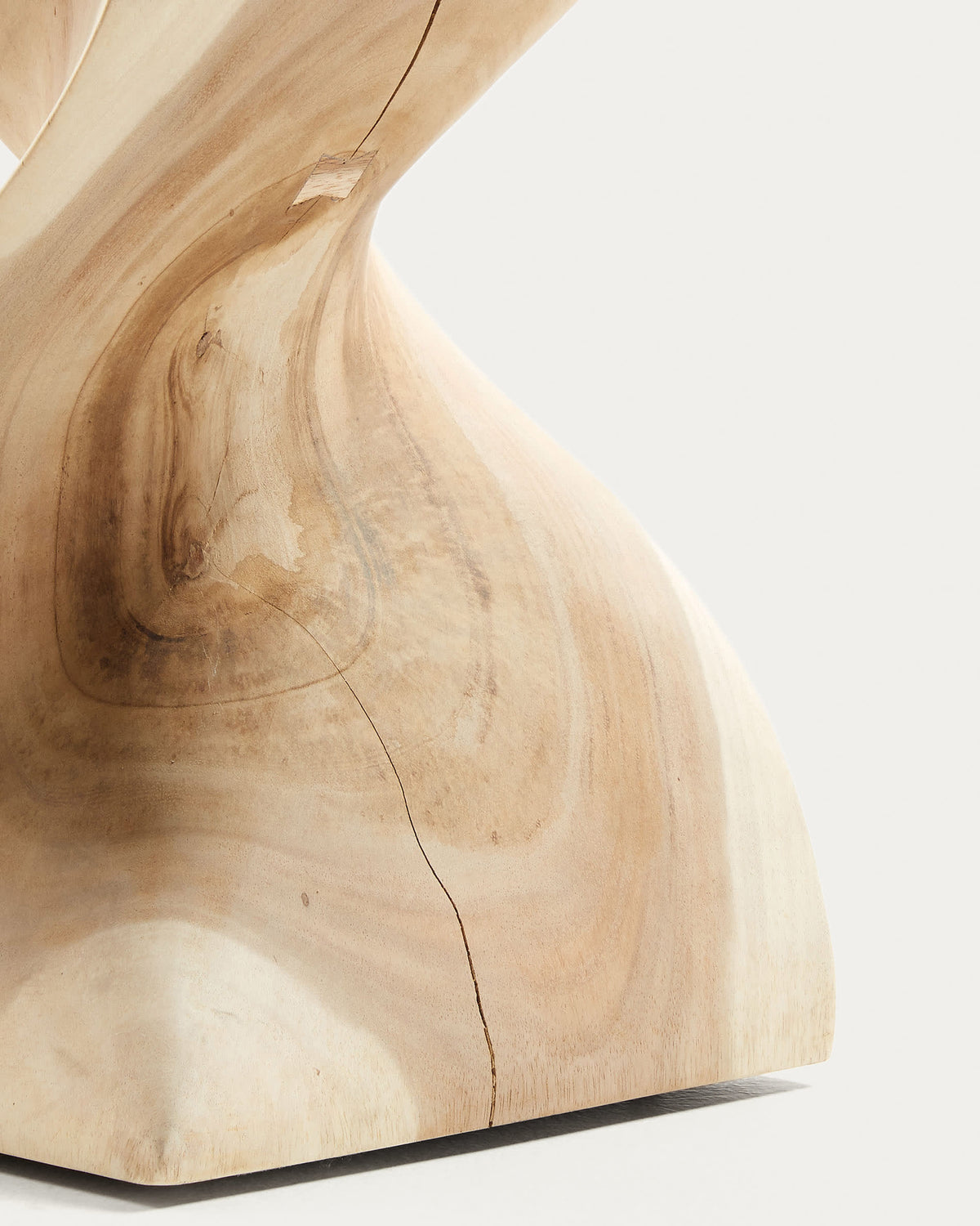 Table d'appoint Japandi en bois de manguier 30 x 30 cm - Hakon