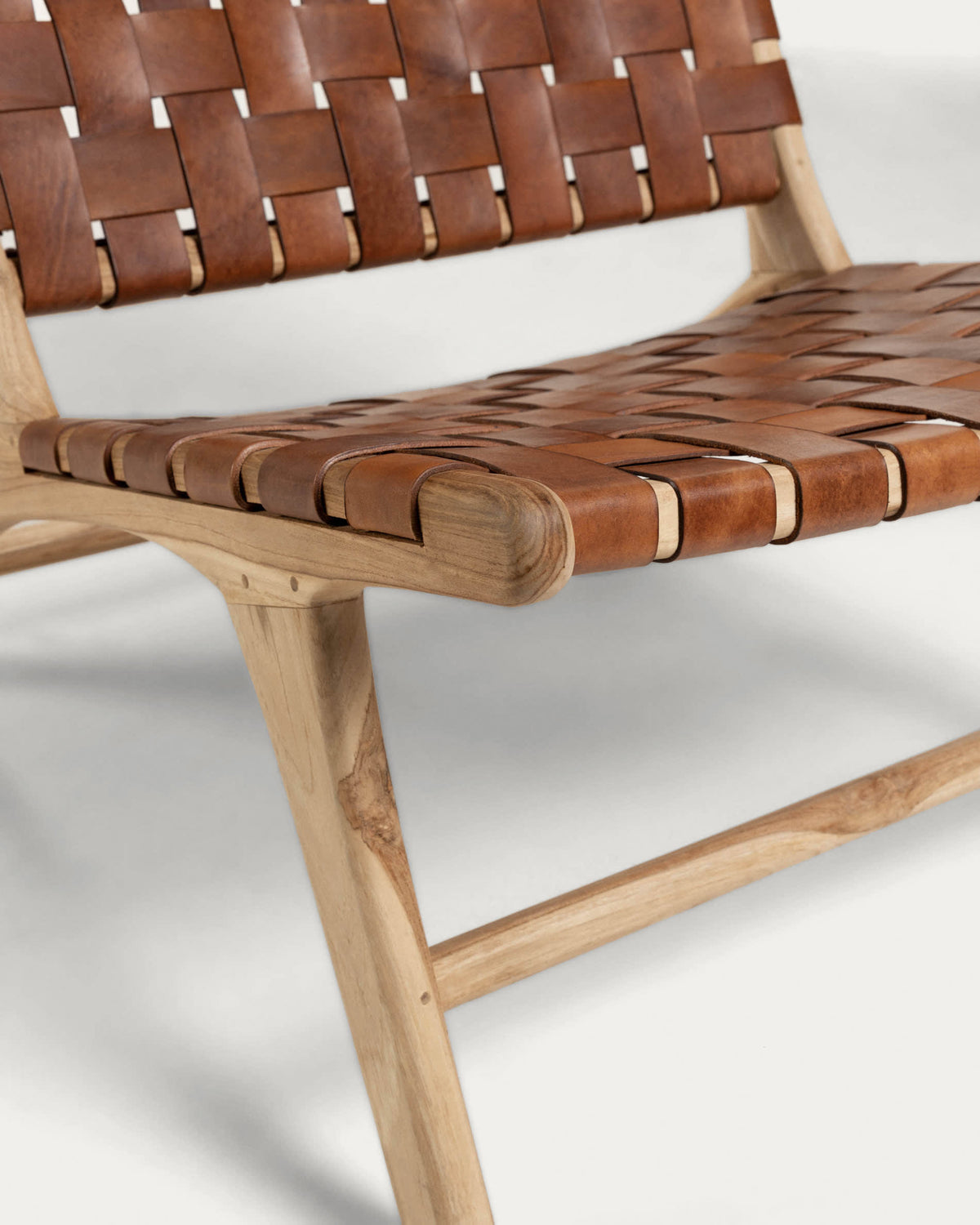 Fauteuil Japandi marron - Calixta