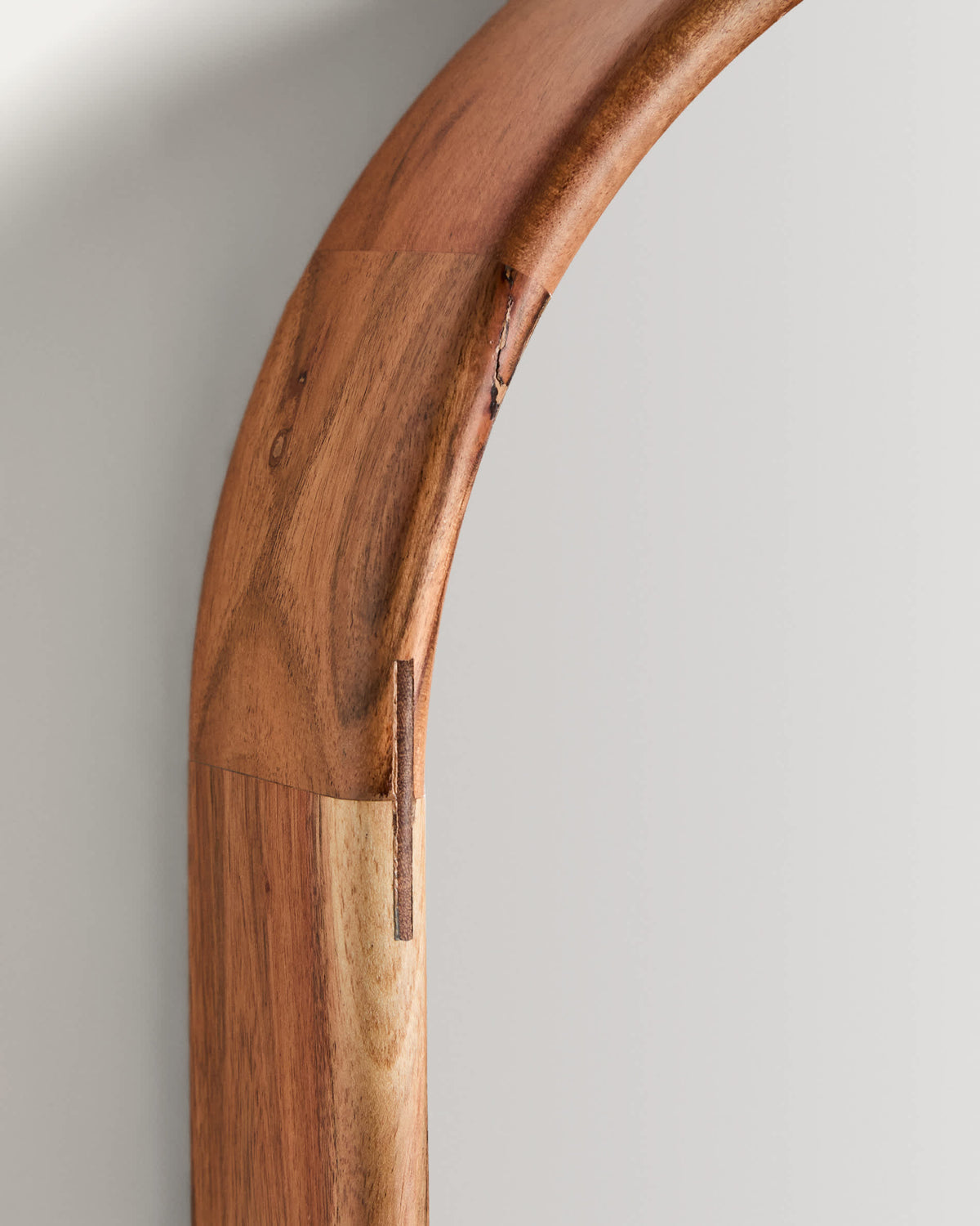 Miroir Japandi en bois d'acacia 76 x 33 cm - Berale