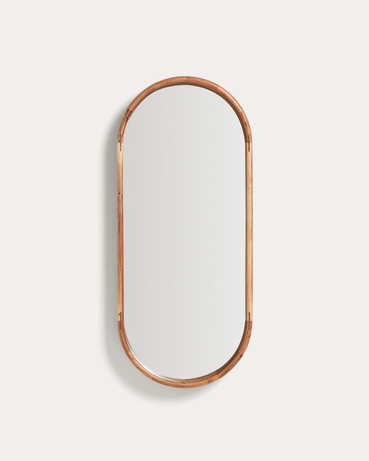 Miroir Japandi en bois d'acacia 76 x 33 cm - Berale