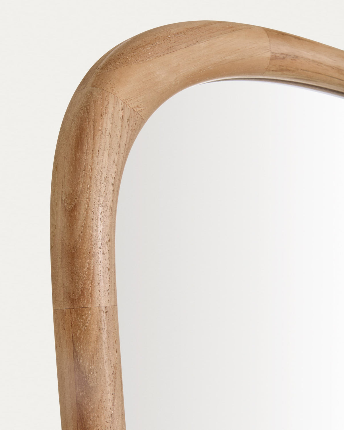 Miroir en bois Japandi en teck 158 x 61 cm - Alura