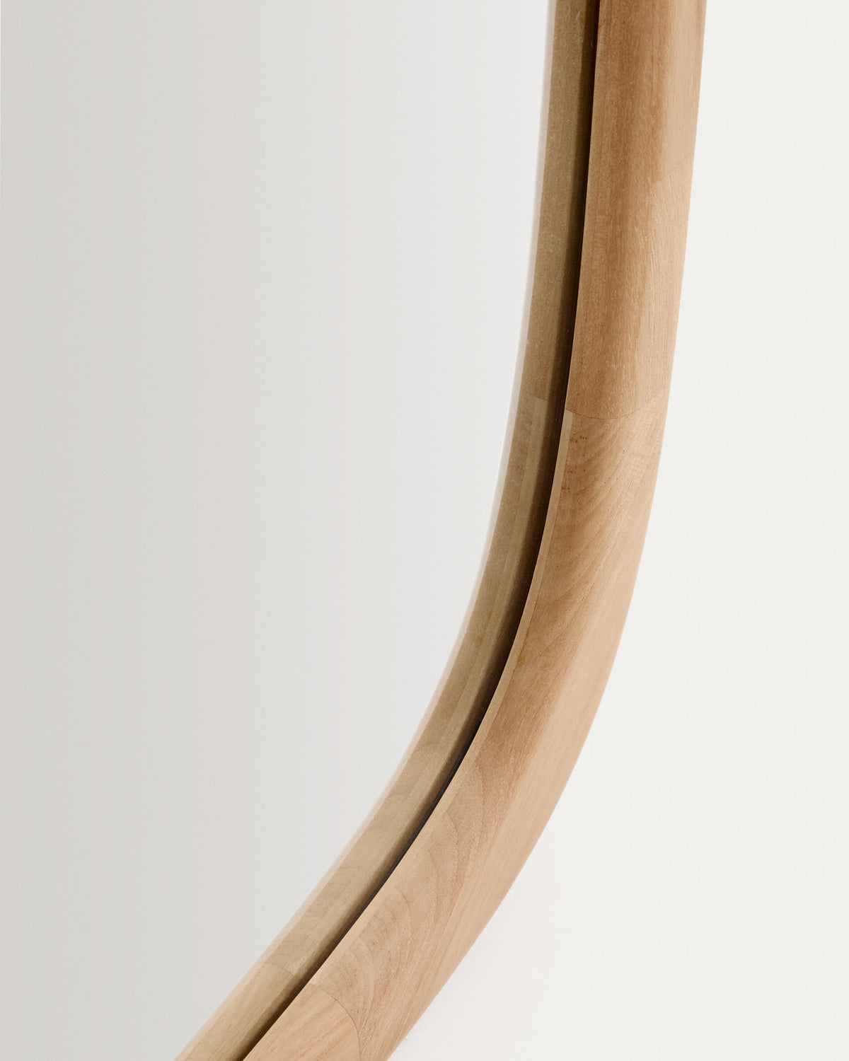 Miroir en bois Japandi en teck 94,6 x 192,1 cm - Alura