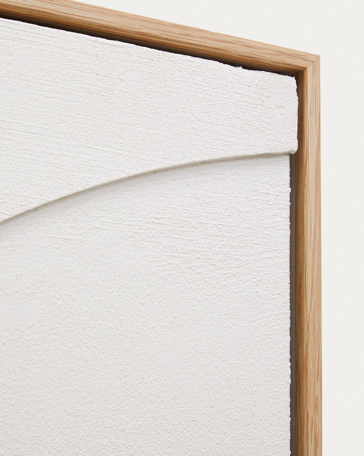 Tableau Japandi avec formes géométriques circulaires blanc 60 x 90 cm - Sefri