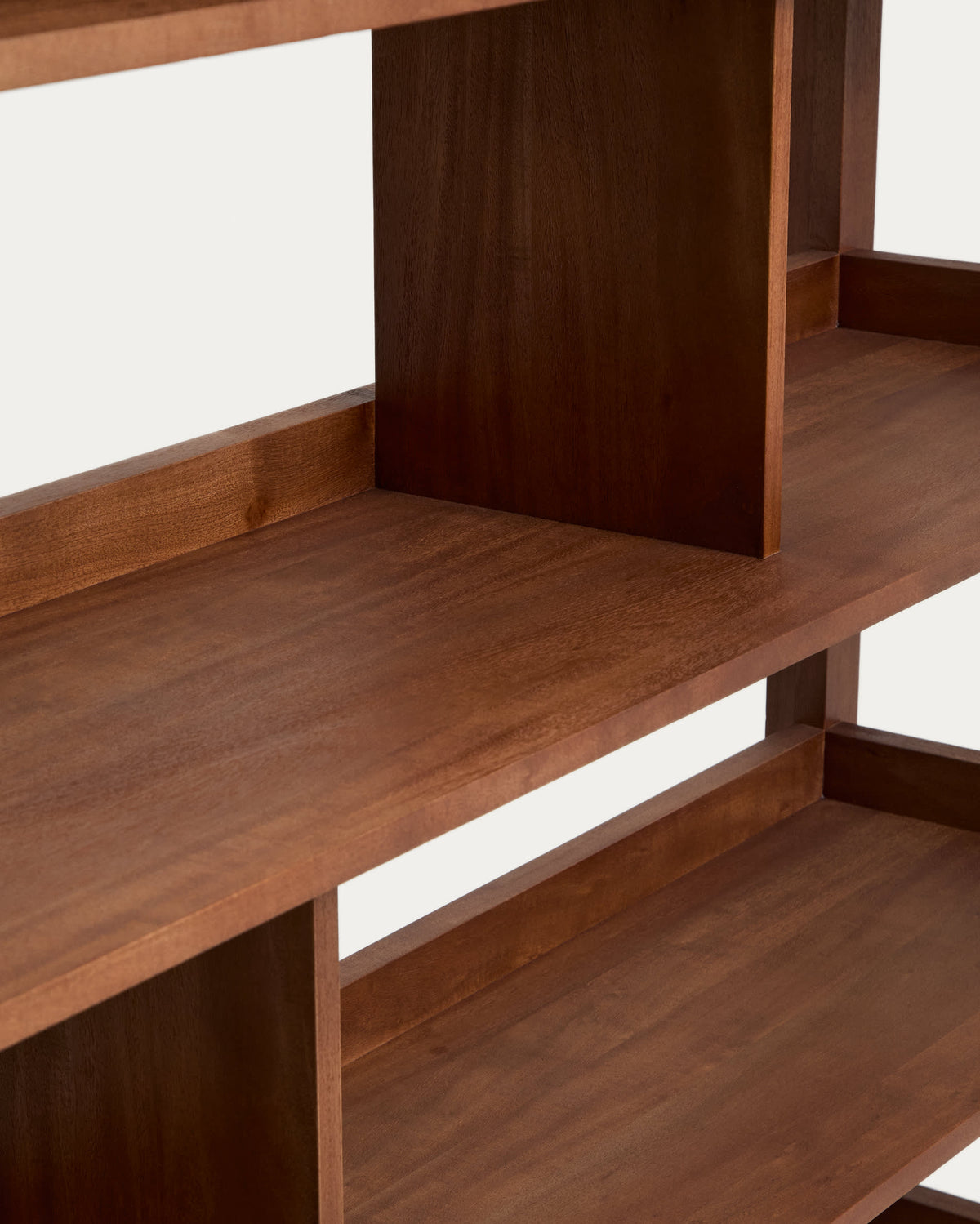 Étagère Japandi en bois et placage d'acacia 150 x 185 cm - Norani