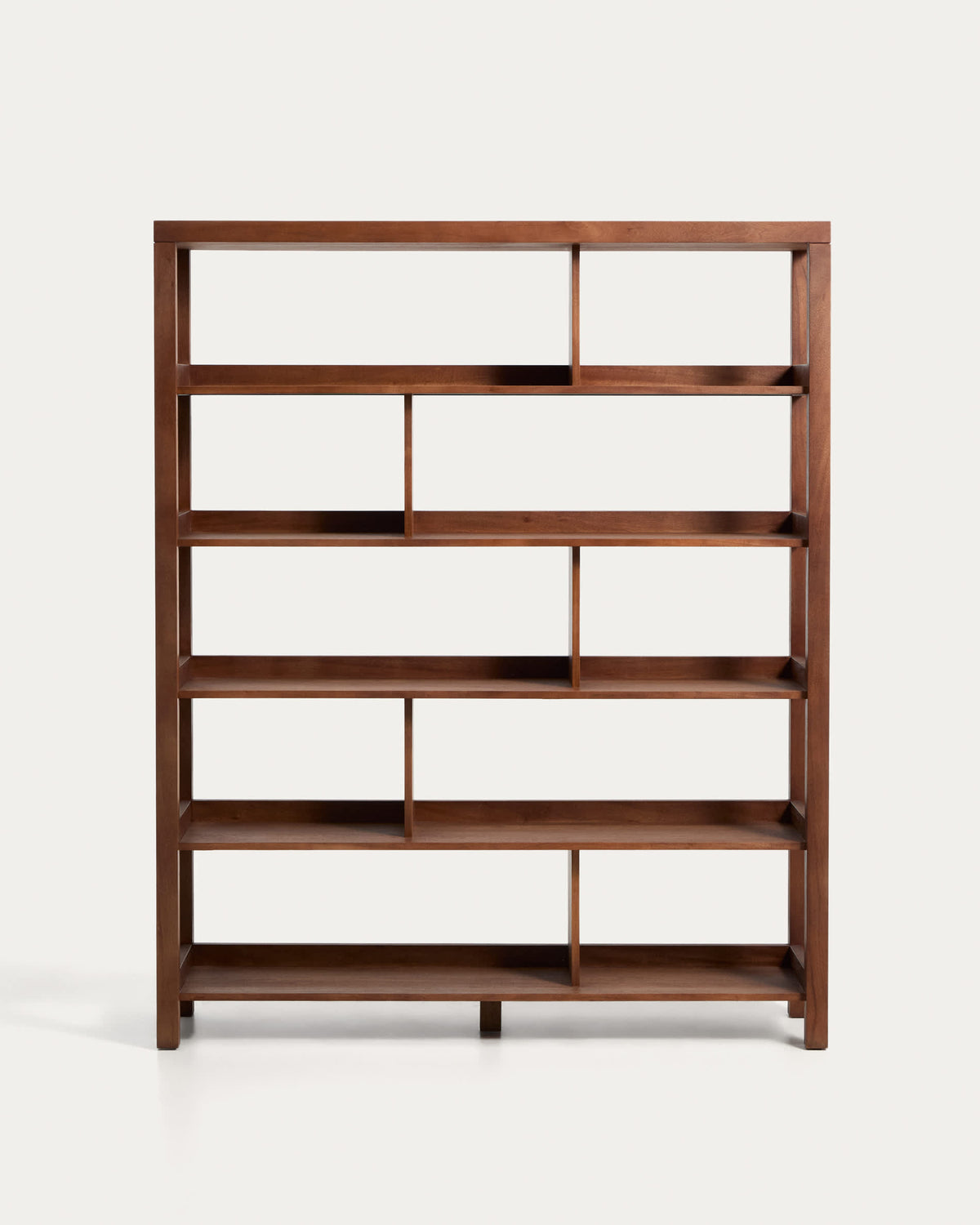 Étagère Japandi en bois et placage d'acacia 150 x 185 cm - Norani