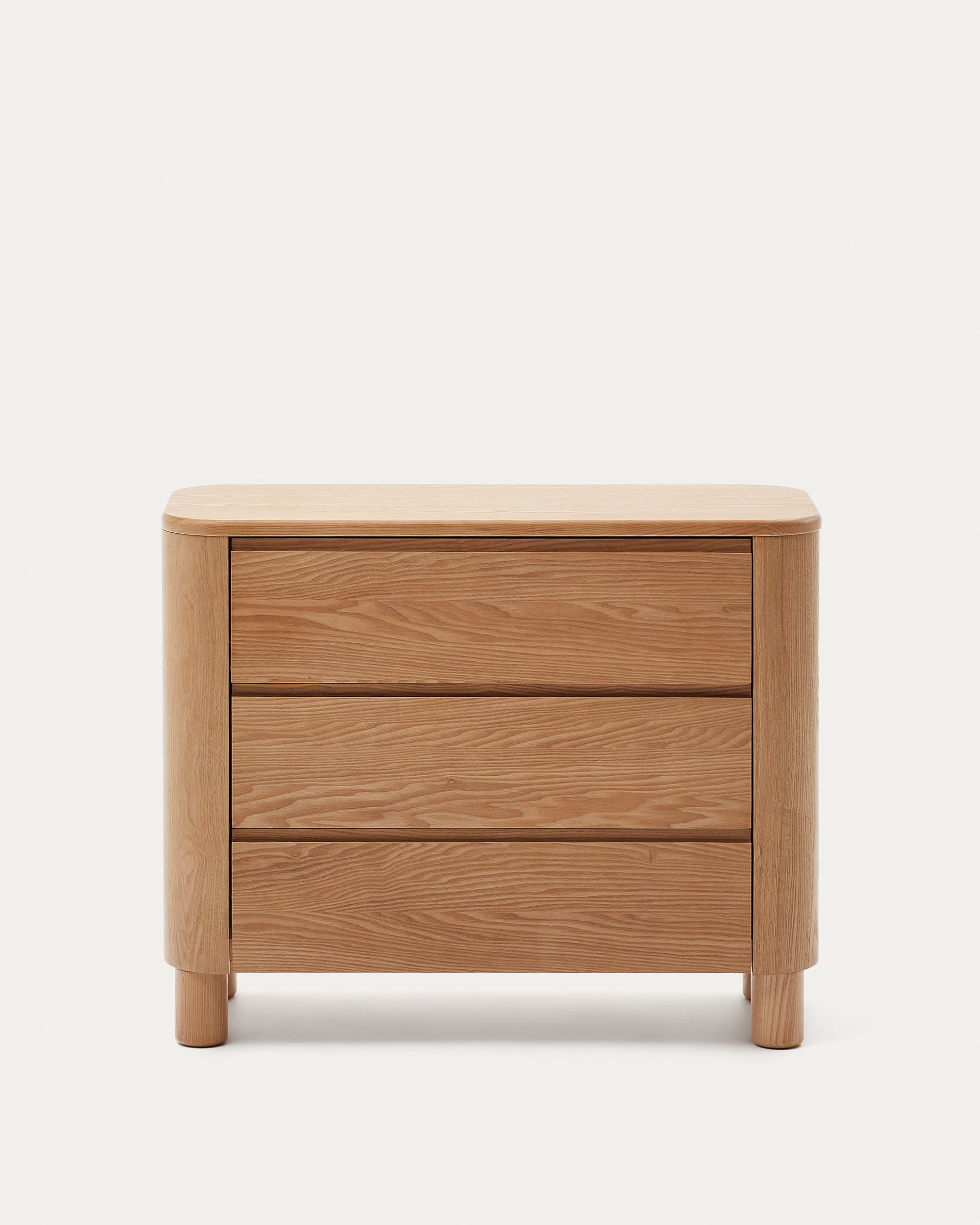 Commode Japandi en contreplaqué de frêne 120 x 80 cm - Salaya