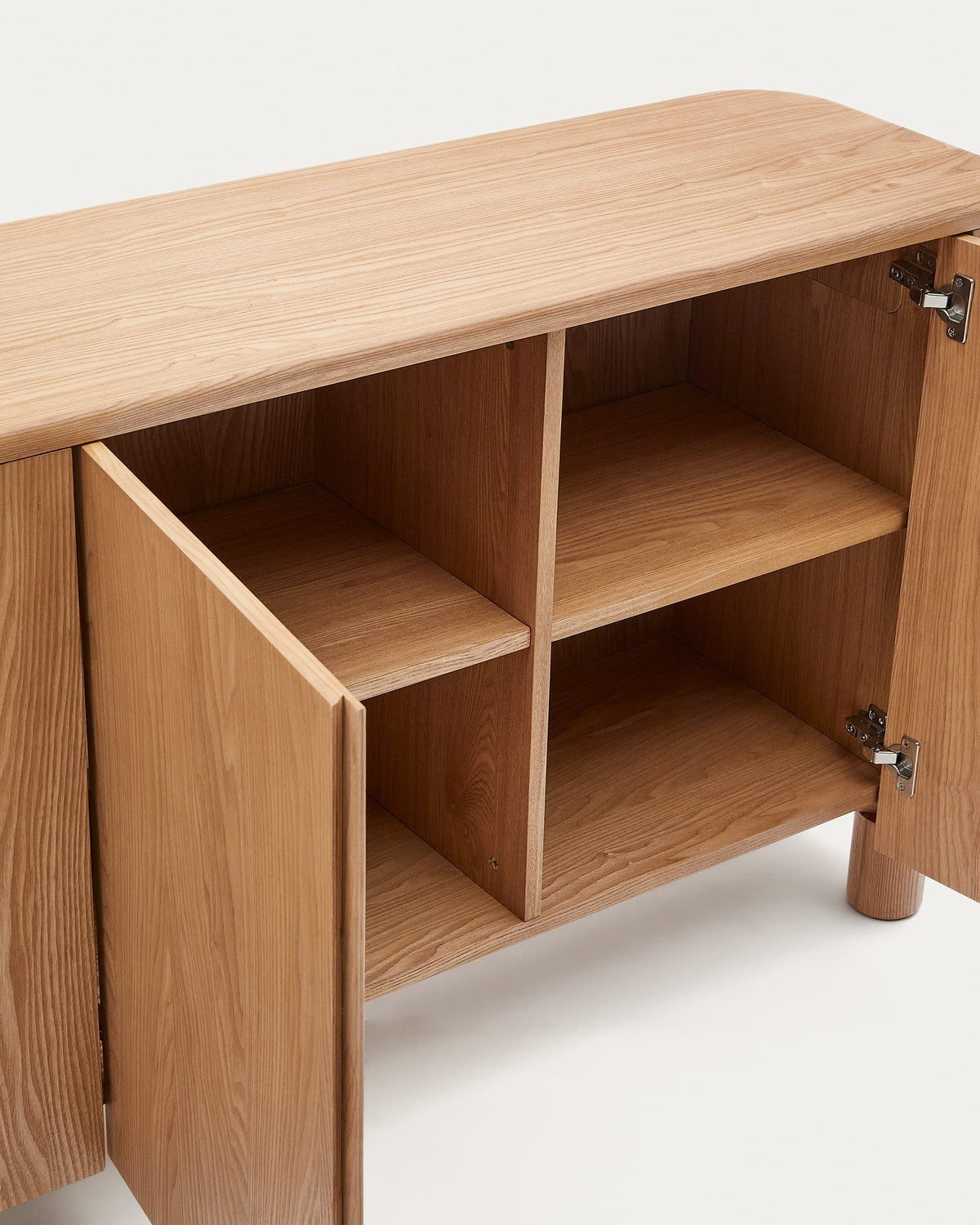 Buffet Japandi en contreplaqué de frêne 200 x 79 cm - Salaya