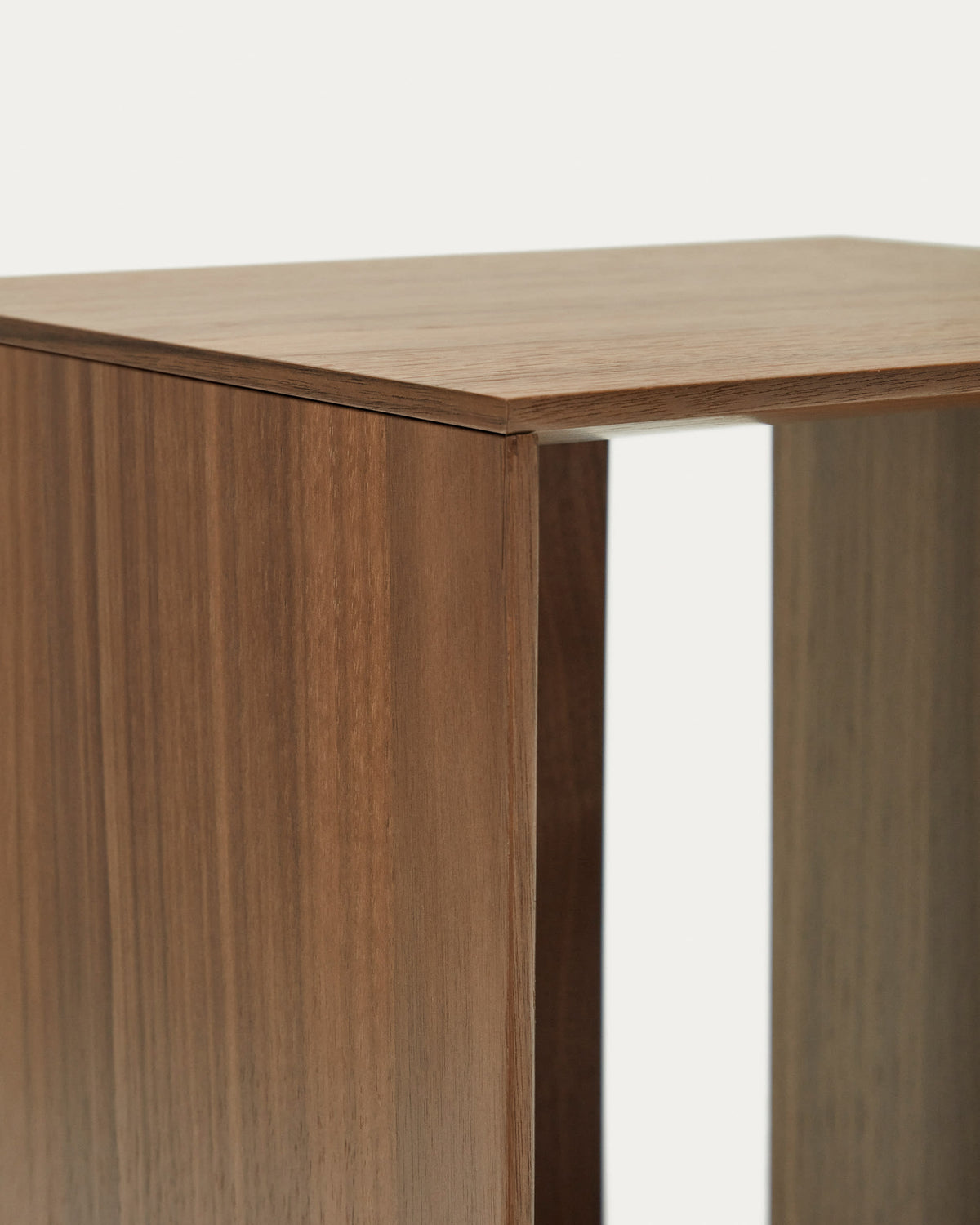 Lot Japandi de 4 étagères modulables en placage de noyer 168 x 76 cm - Litto