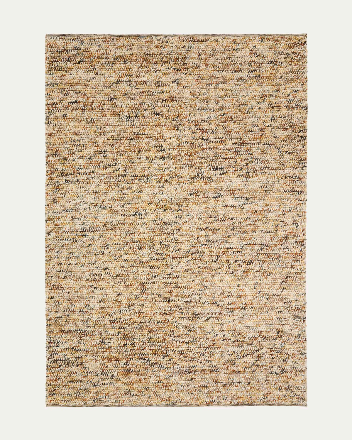 Tapis Japandi en laine bouclette multicolore 200 x 300 cm - Elanis