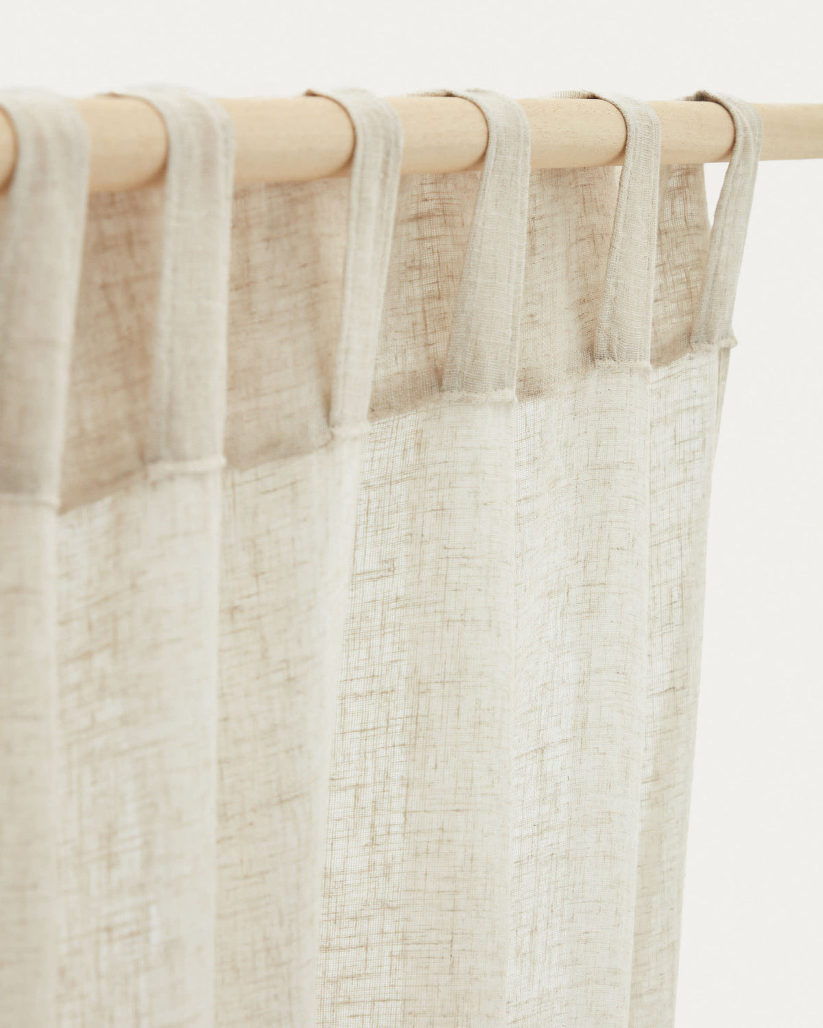 Rideau Japandi beige 140 x 260 cm - Mahina